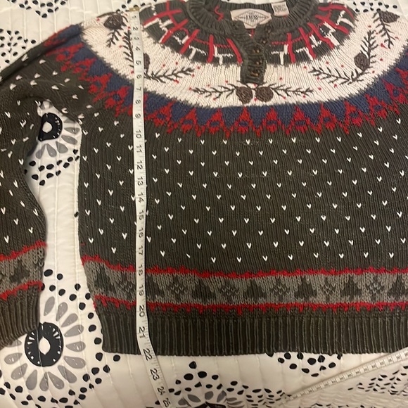 Vintage Fair Isle Pinecone B Moss co Sweater. - Picture 12 of 12